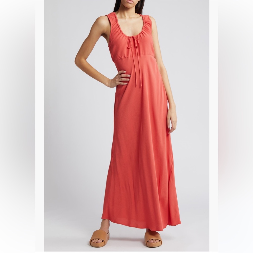 Treasure & Bond Coral Maxi Dress